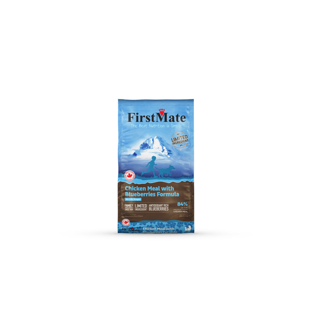 FirstMate LID Grain-Free Chicken & Blueberries Dry Dog Food, 25 lb