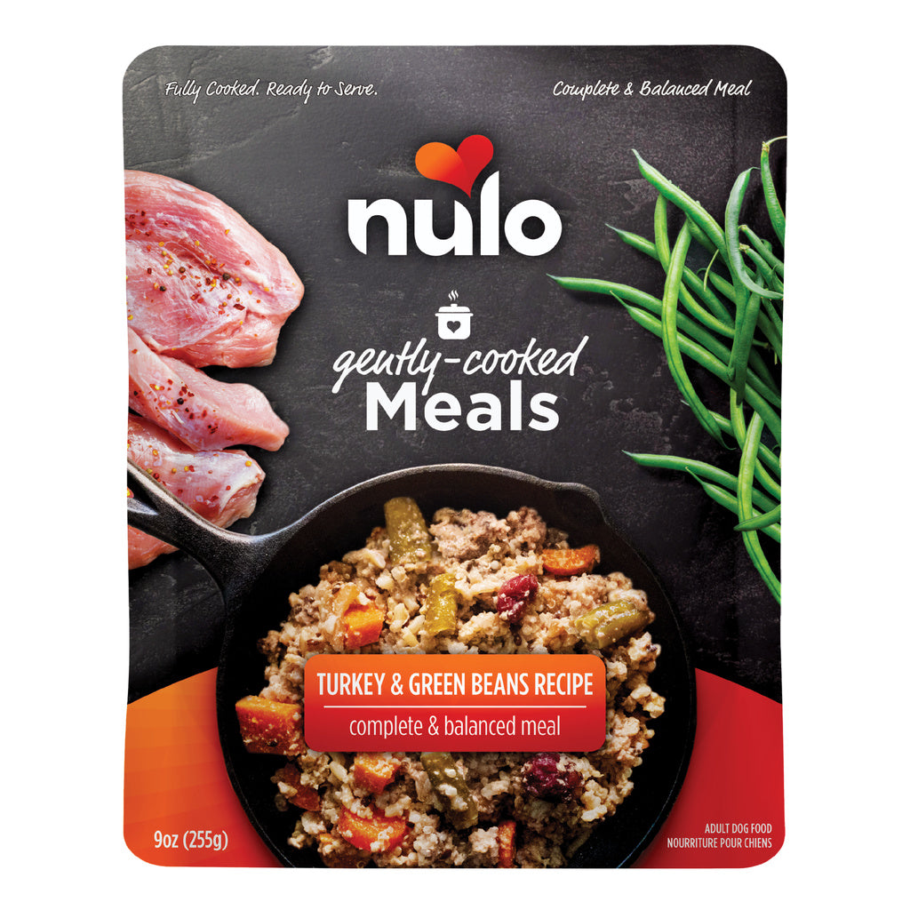 Nulo Gently Cooked Meals Turkey & Green Beans Recipe Wet Dog Food, 9 oz Pouch