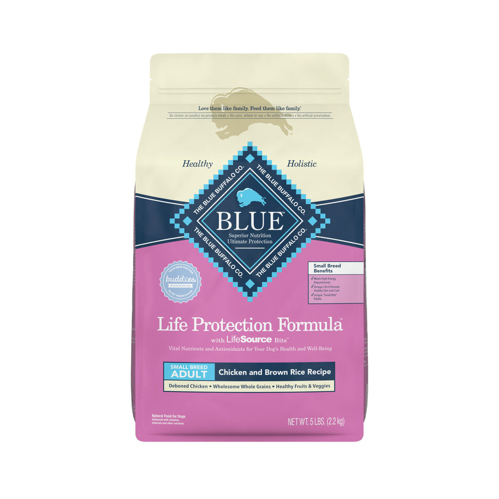Blue Buffalo Life Protection Formula Small Breed Adult Chicken & Brown Rice Dry Dog Food - 5 lb Bag