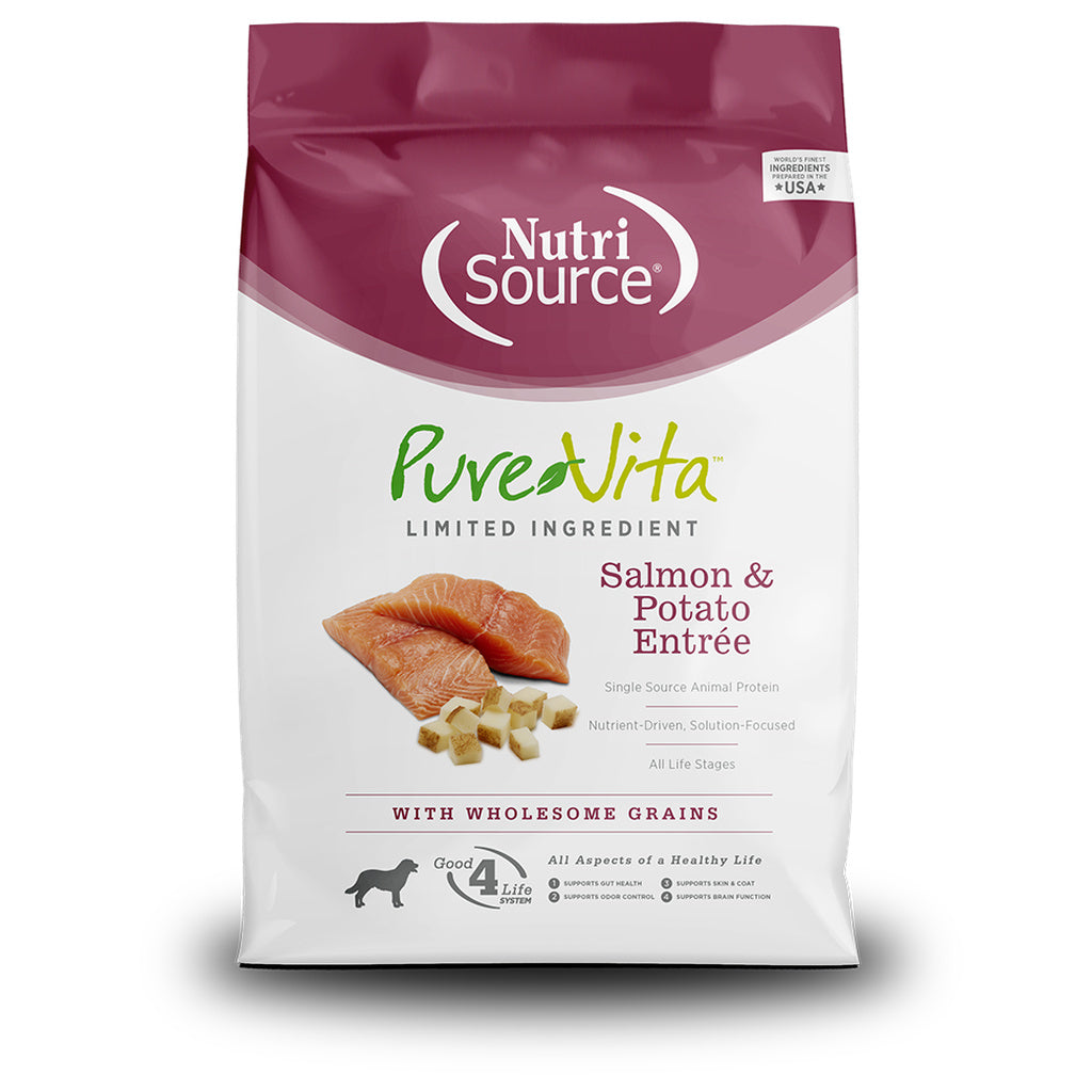 PureVita Salmon & Potato Formula Dry Dog Food - 4 lb Bag