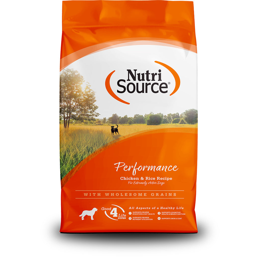 NutriSource Performance Dog Food - Chicken & Rice Formula - 40 lb Bag