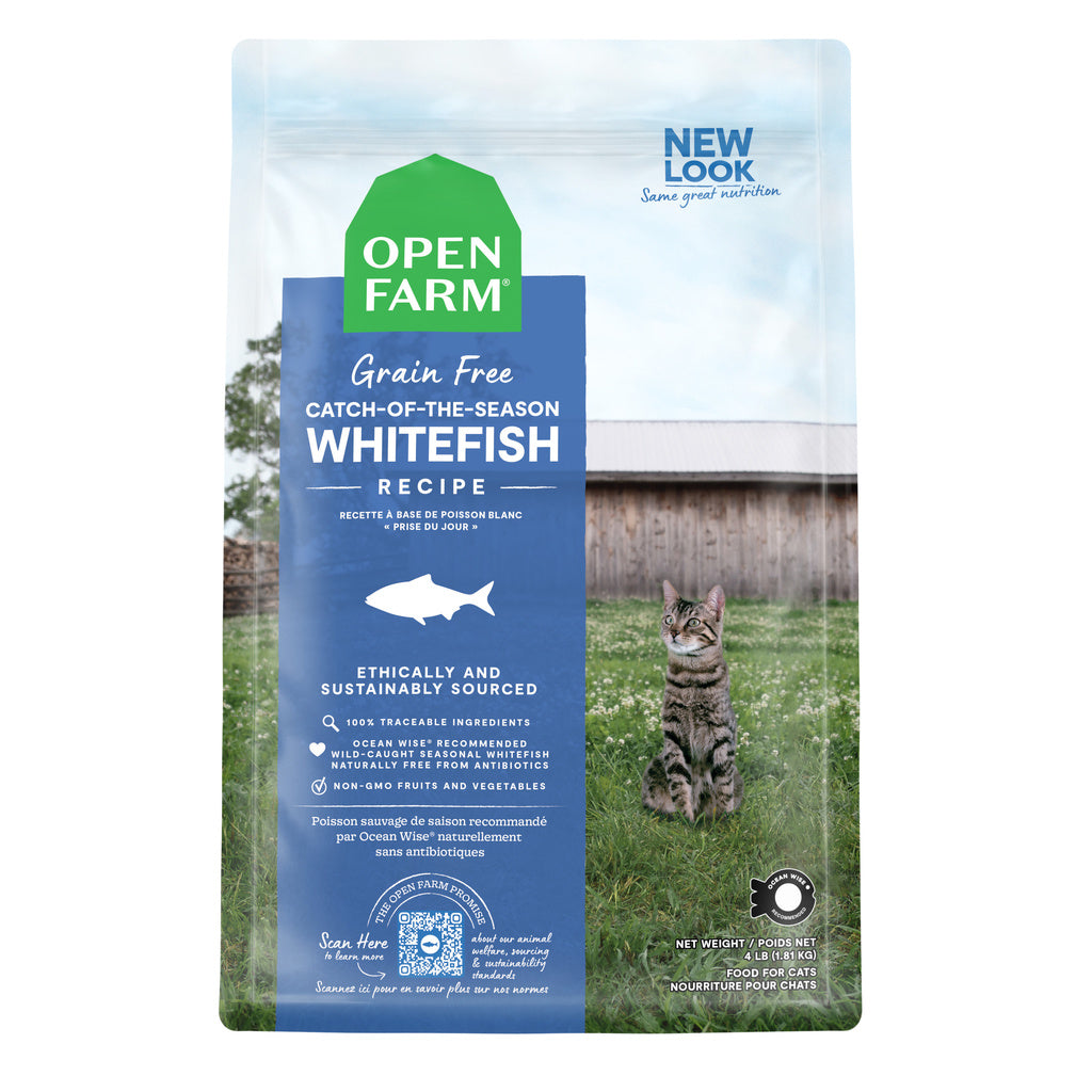 Open Farm Catch of the Season Whitefish Recipe Grain-Free Dry Cat Food, 8 lb