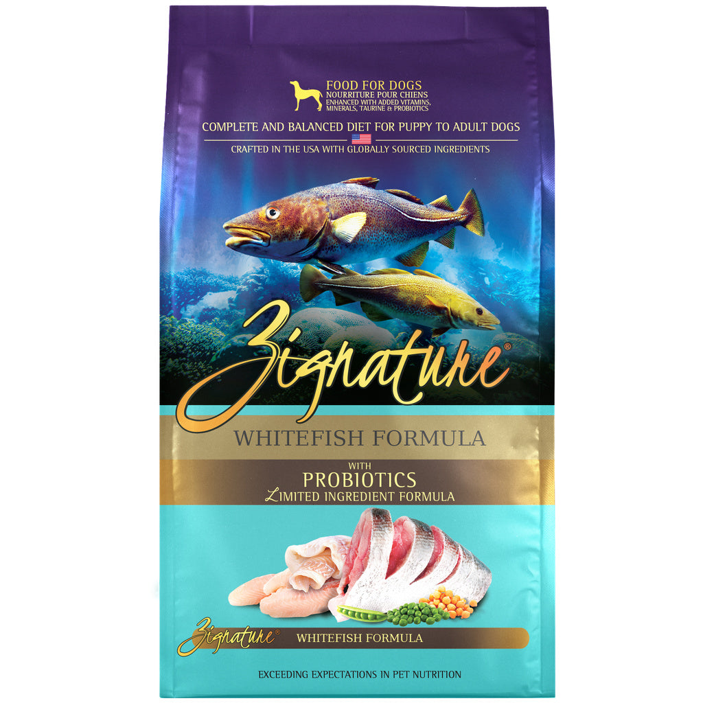 Zignature Whitefish Limited Ingredient Formula Dry Dog Food, 4 lb
