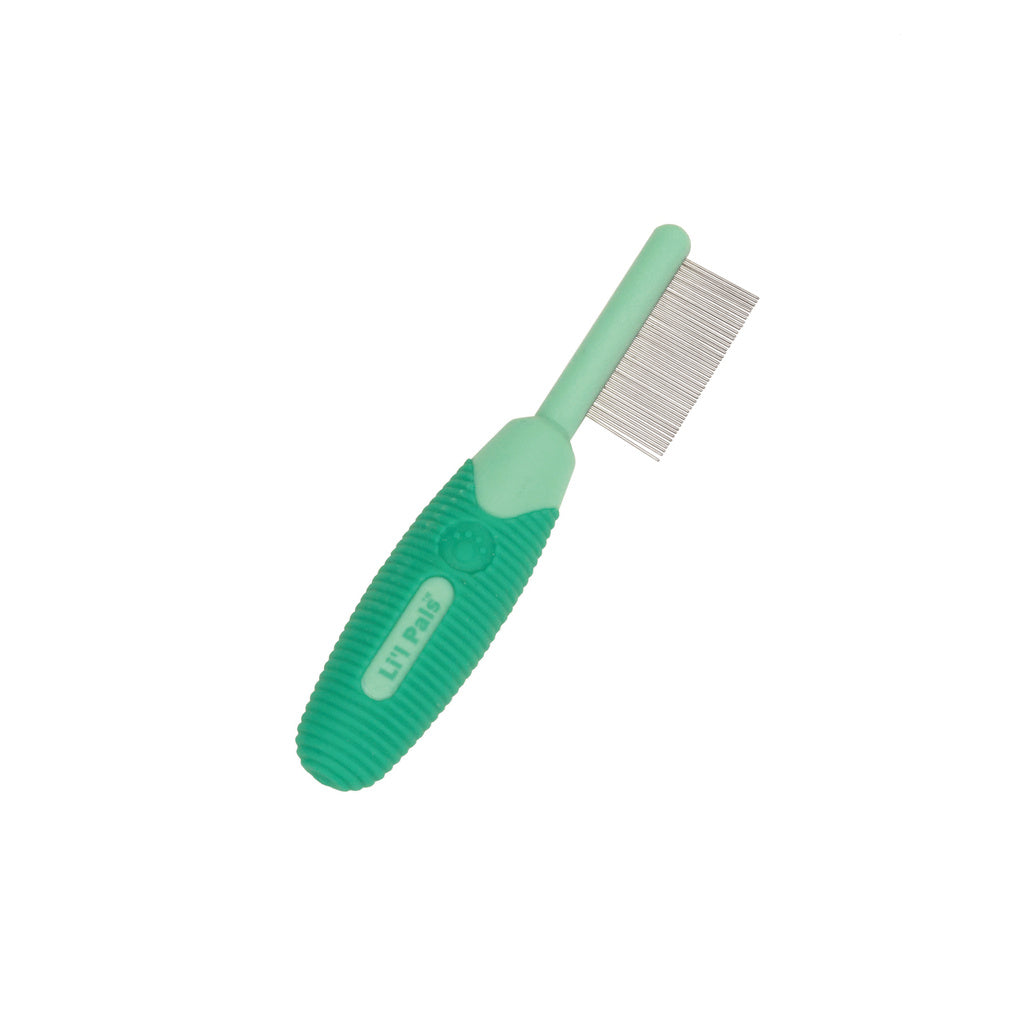 Lil Pals Dog Flea Comb - Small Breed Flea & Debris Removal Tool