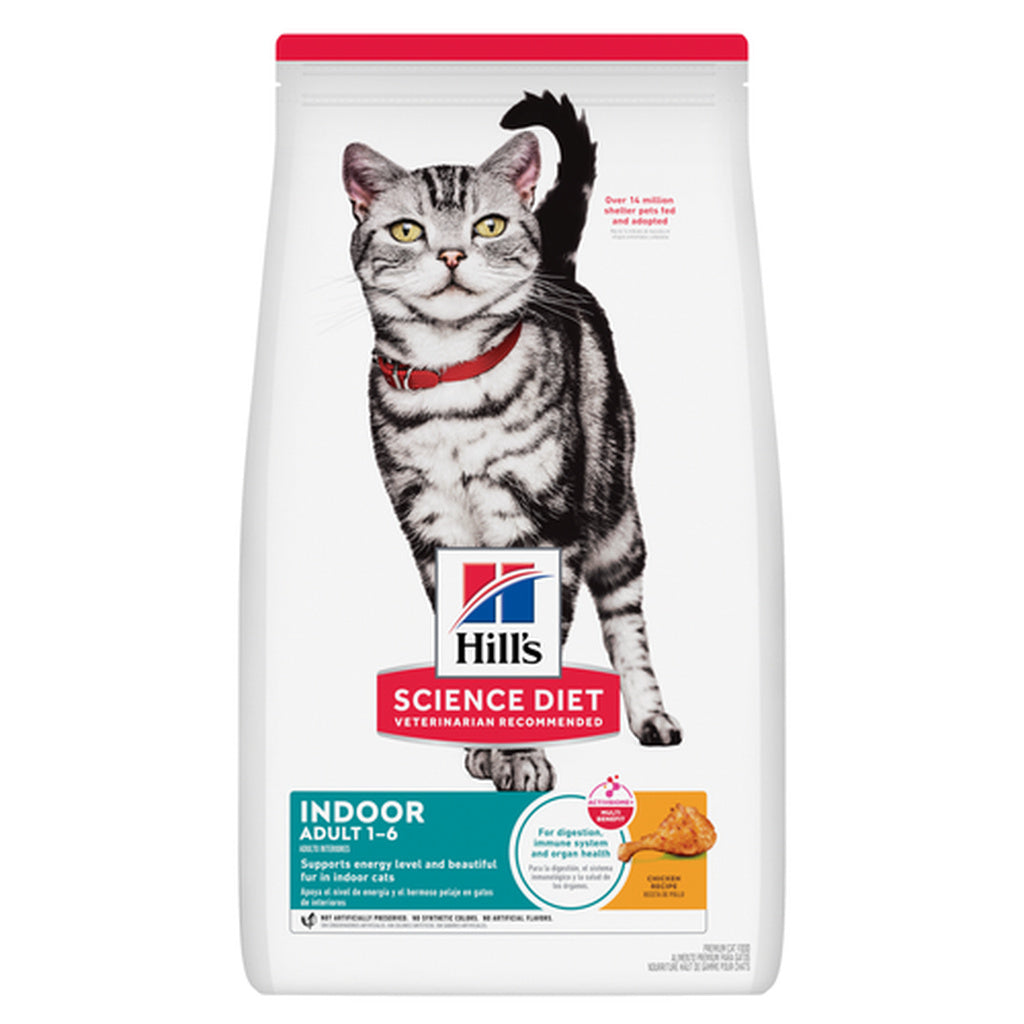 Hill's Science Diet Adult Indoor Chicken Recipe Dry Cat Food, 15.5 lb Bag