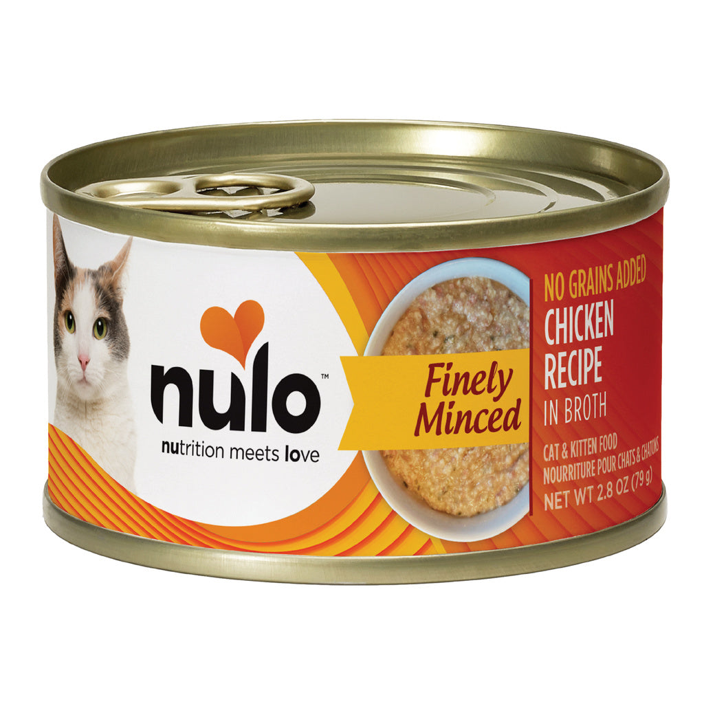 Nulo Freestyle Cat & Kitten Minced Chicken Wet Food, 2.8 oz Can
