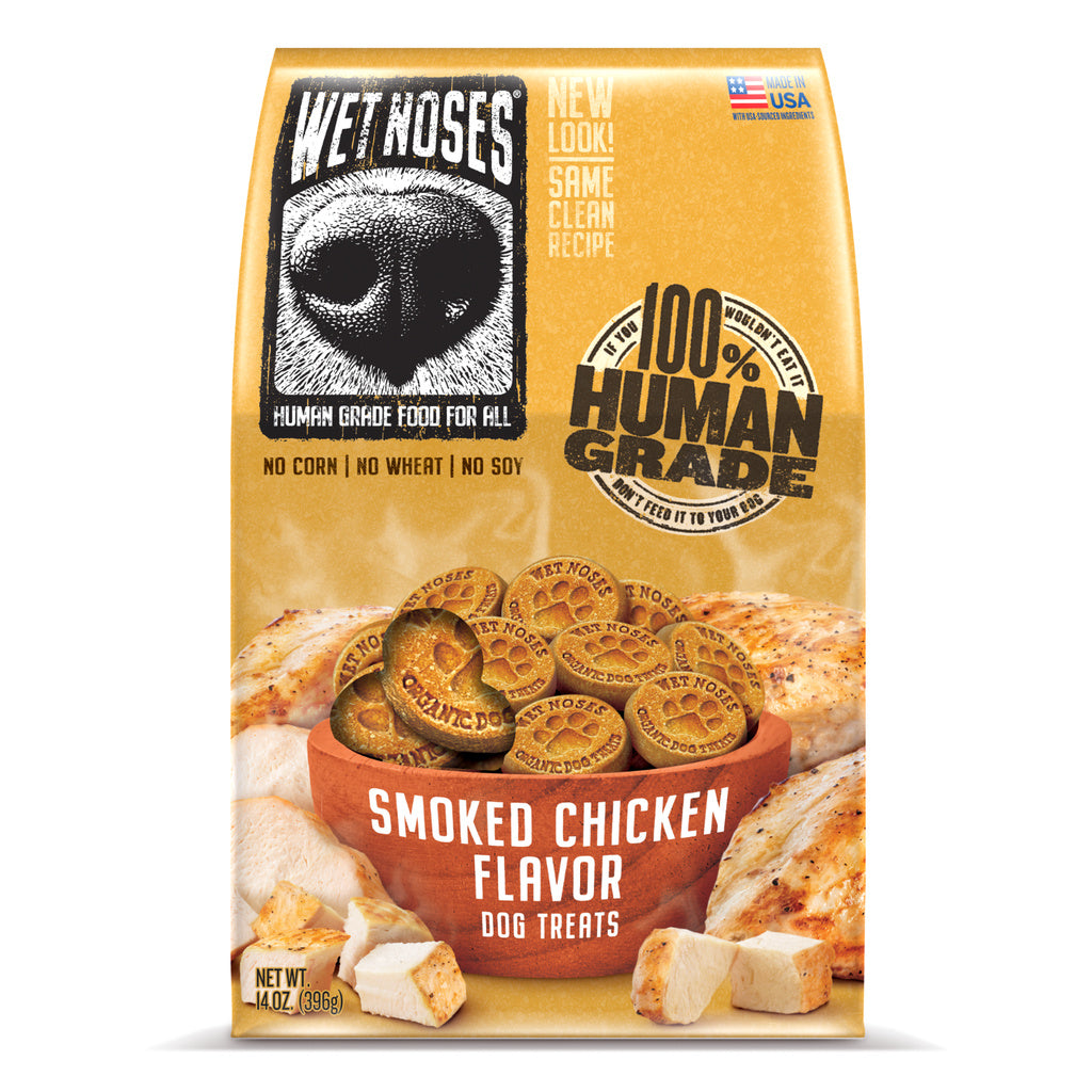 Wet Noses Smoked Chicken Dog Treats, Crunchy Meaty, 14oz