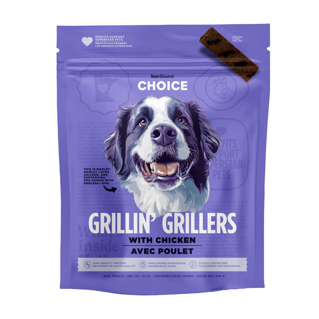 NutriSource Choice Grillin' Grillers Chicken Dog Treats - 32 oz