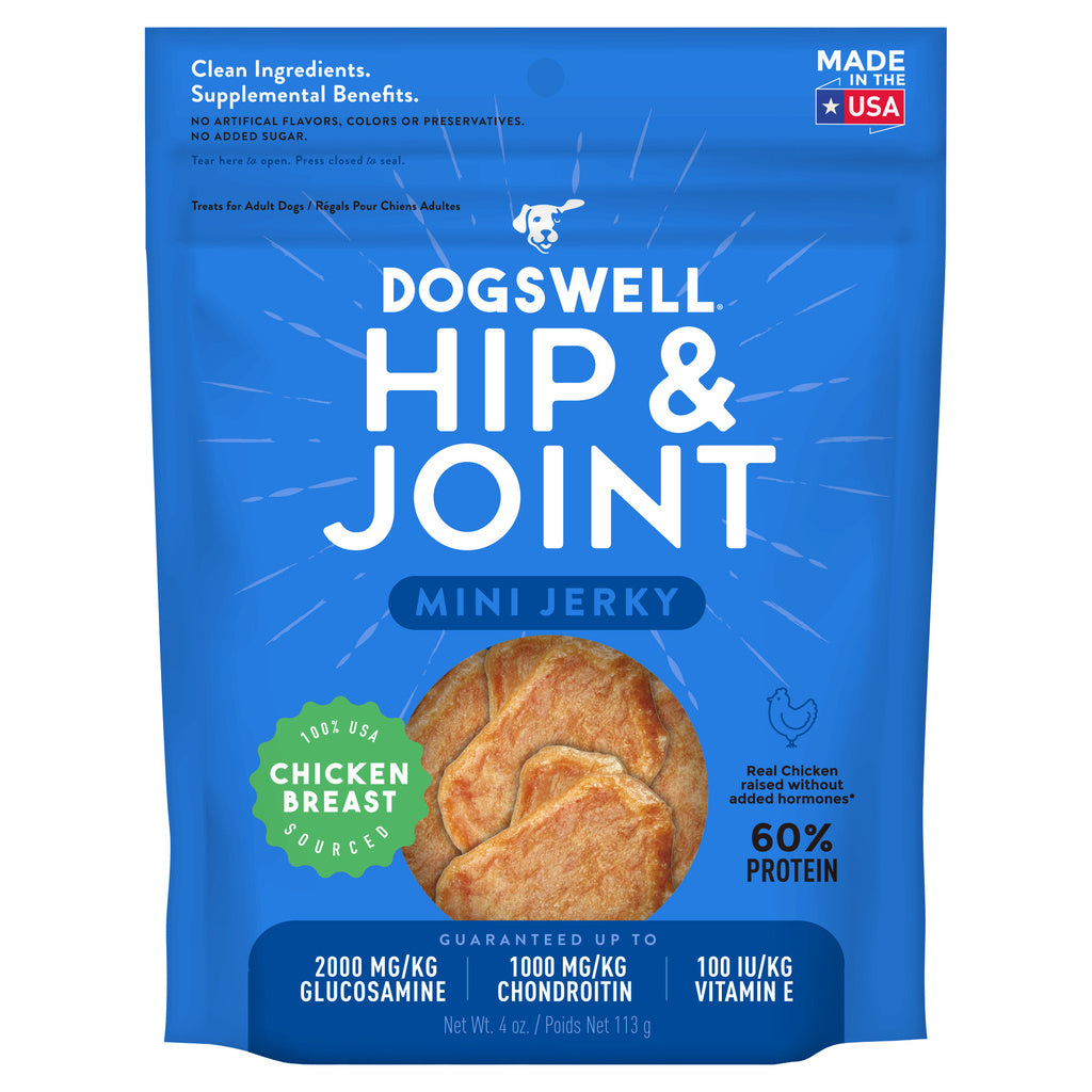 Dogswell Jerky Minis Hip & Joint Dog Treats - Chicken - 4 oz