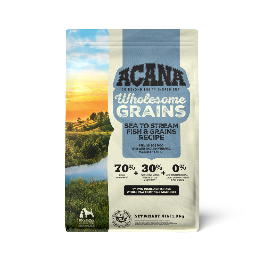 Acana Wholesome Grains Sea to Stream Dry Dog Food, 4 lb