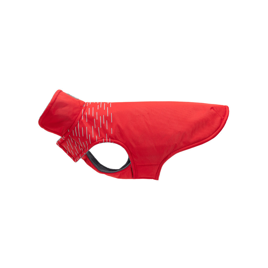 RC Pet Products Cascade Dog Jacket - Fleece Lined, Water Resistant - Size 22, Red