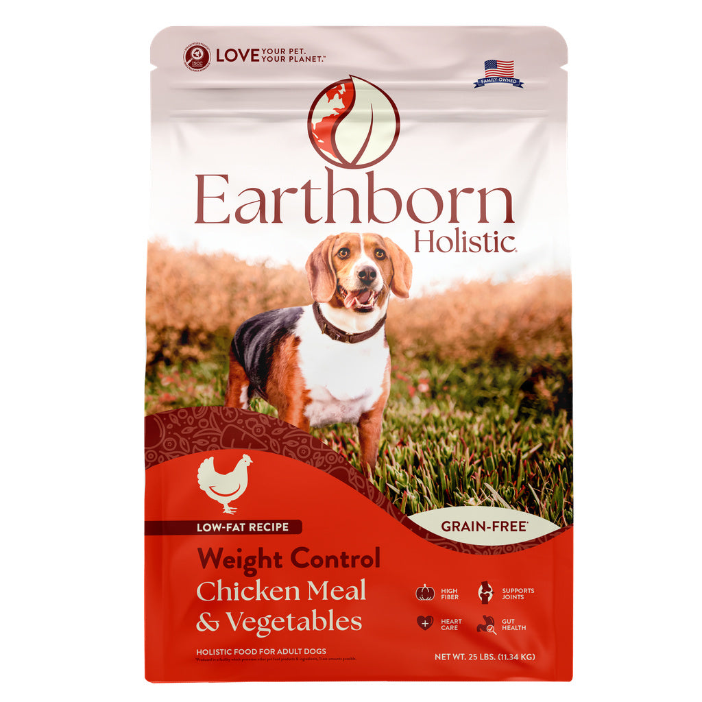 Earthborn Holistic Weight Control Chicken & Vegetables Grain-Free Dry Dog Food - 25 lb Bag