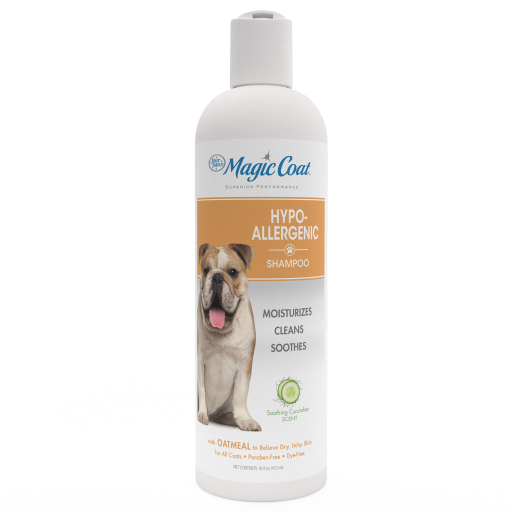 Four Paws Magic Coat Hypo-Allergenic Dog Shampoo - Oatmeal & Cucumber Scent - 16 oz