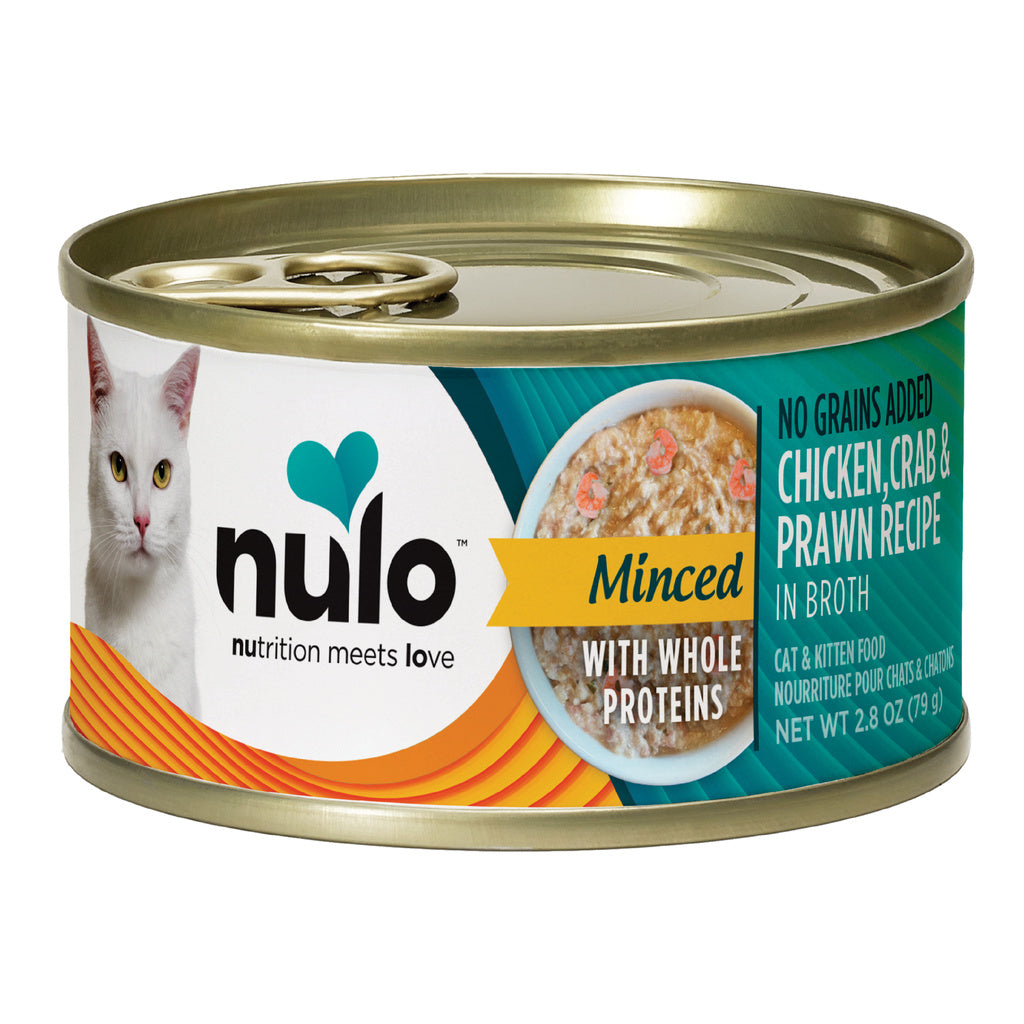 Nulo Freestyle Cat & Kitten Minced Crab & Prawn Wet Food, 2.8oz