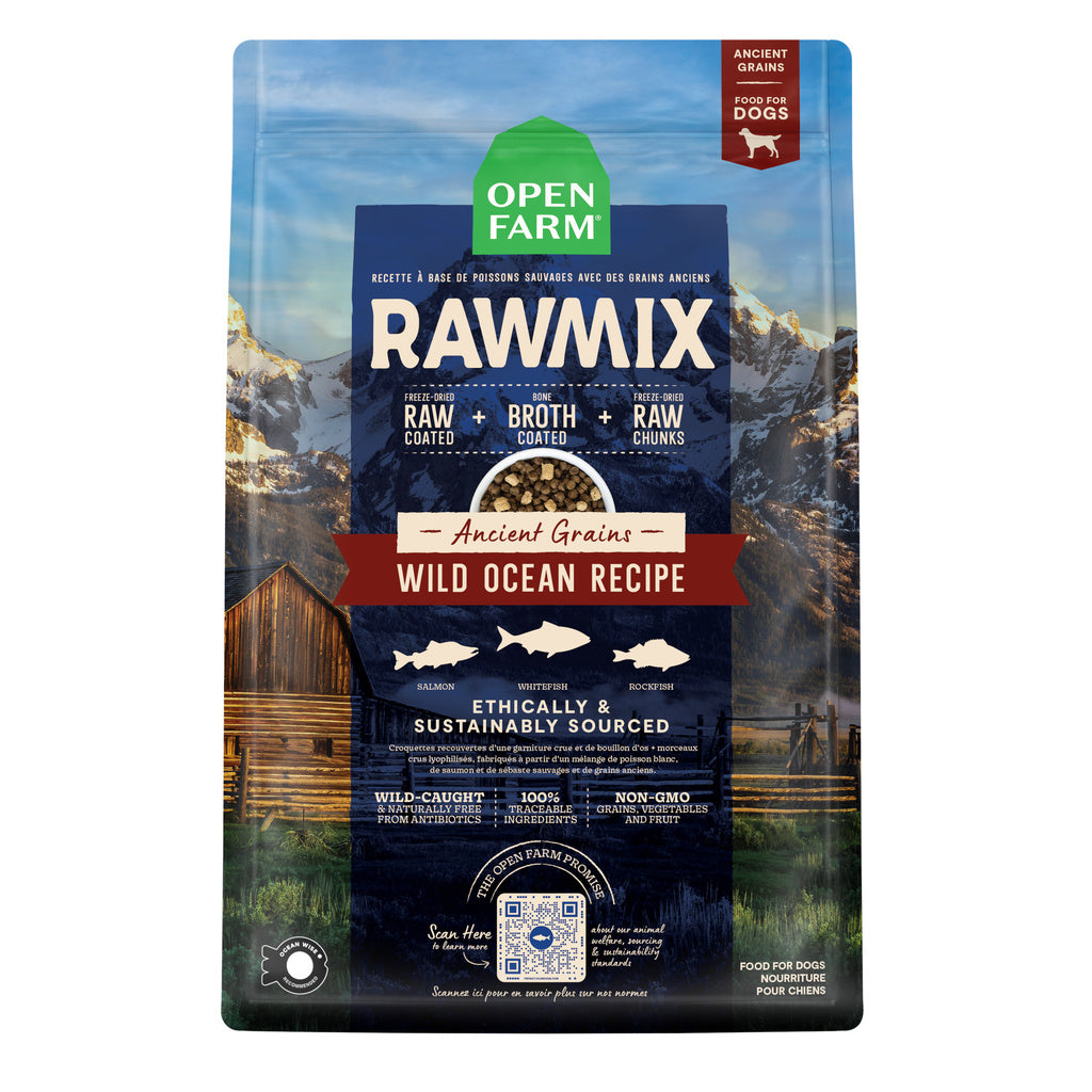 Open Farm RawMix Wild Ocean Ancient Grains Dry Dog Food, 20 lb