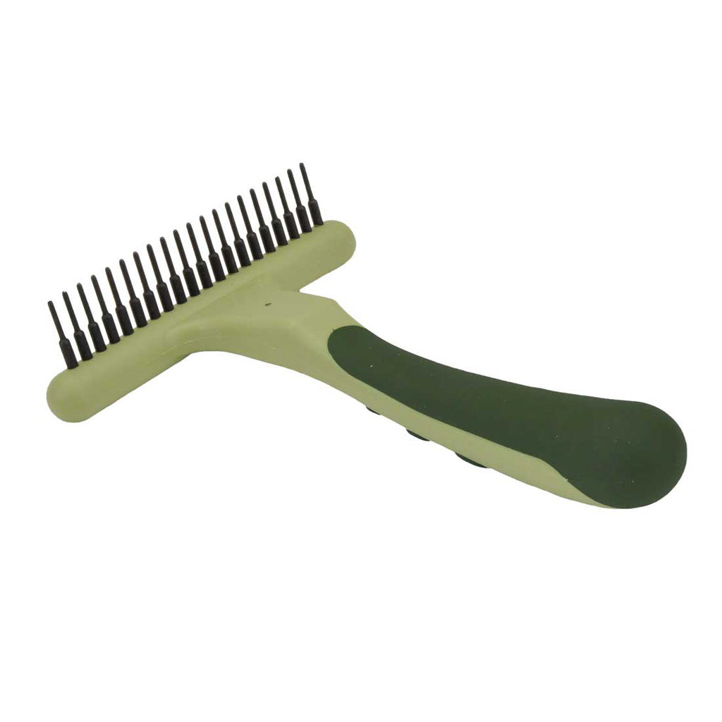 Safari Dog Undercoat Rake - Single Row, Long Tooth - Medium/Long Hair