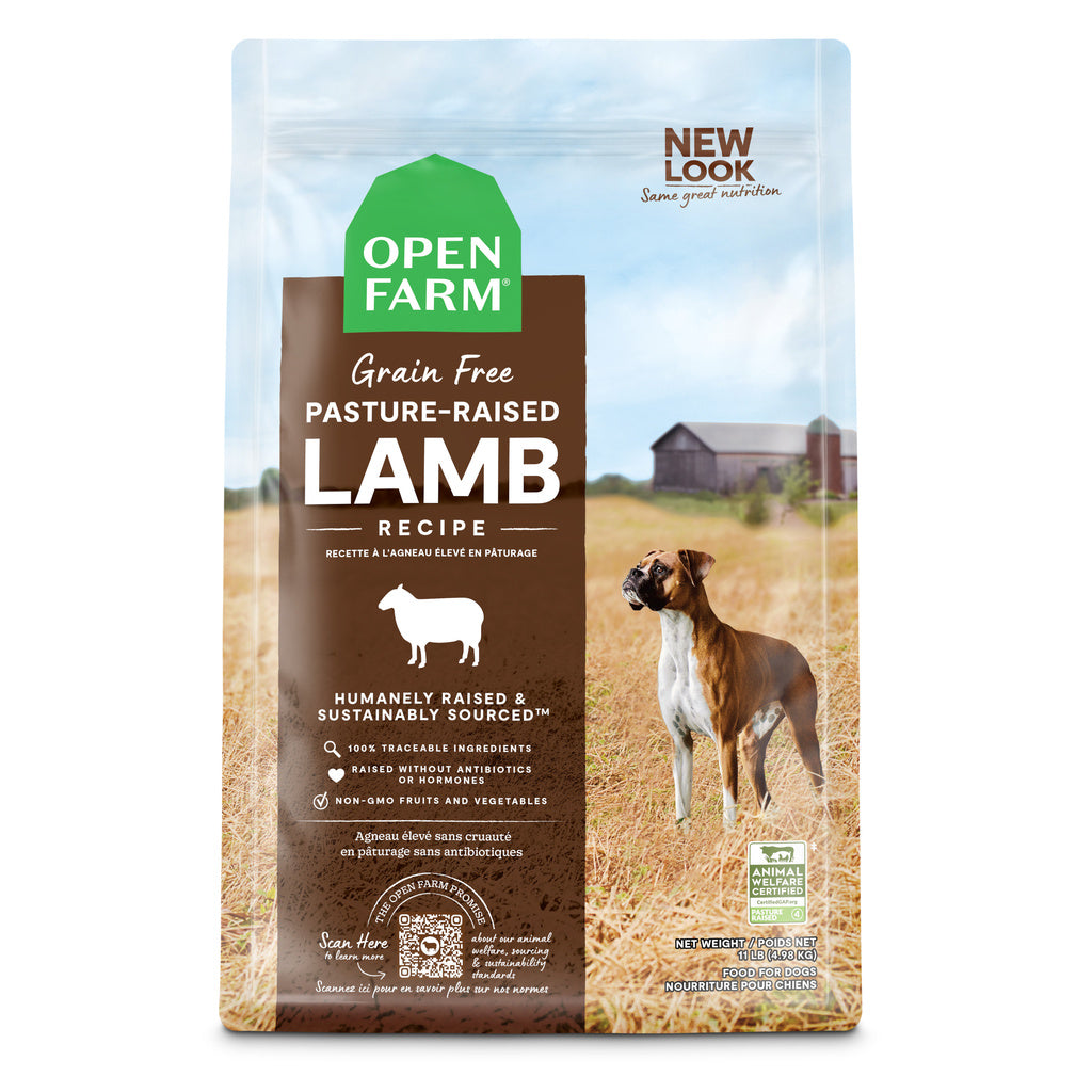 Open Farm Grain-Free Pasture Raised Lamb Dry Dog Food, 4 lb Bag