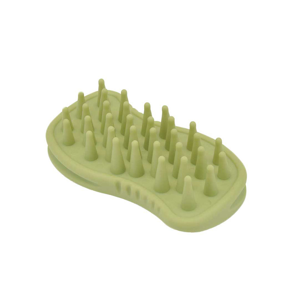 Safari Cat Soft Tip Massager & Rubber Curry Brush - Gentle Grooming Tool