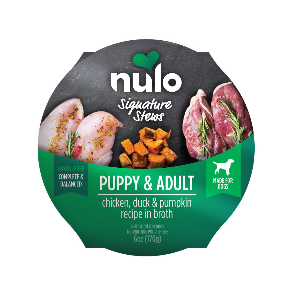 Nulo Dog Signature Stew Chicken, Duck & Pumpkin in Broth, 6 oz, Pack of 16