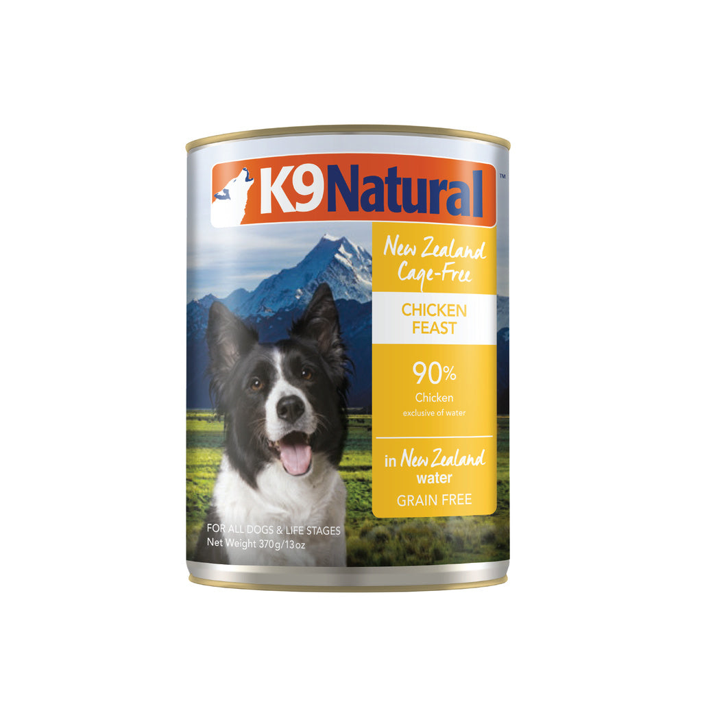 K9 Natural Chicken Feast Grain-Free Wet Dog Food - 13 oz / 370g Can