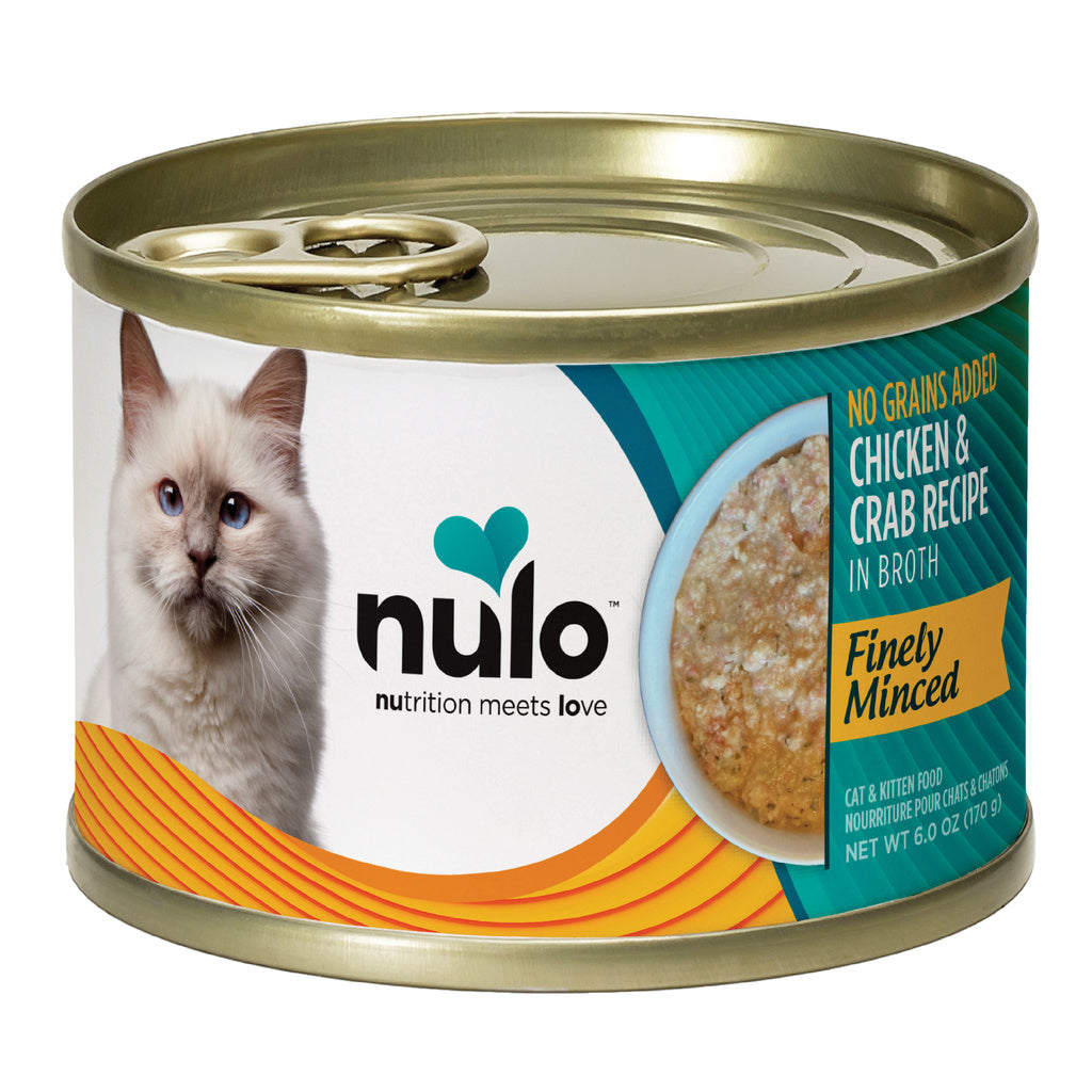 Nulo Cat & Kitten Minced Chicken & Tuna Wet Food, 6 oz Can