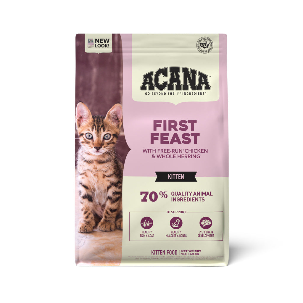 ACANA First Feast Kitten Food - Chicken & Fish Recipe, 4 lb Bag