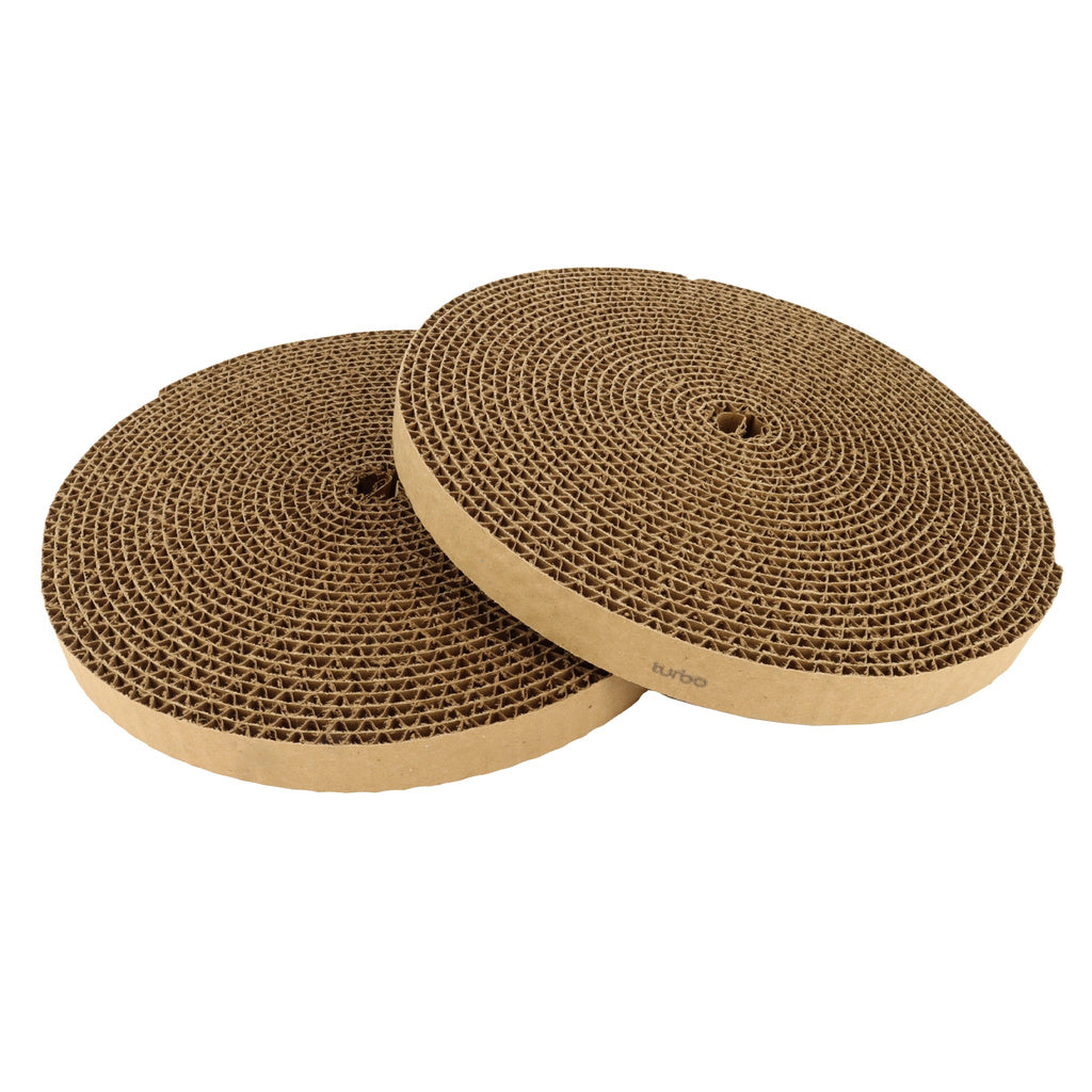 Bergan Turbo Scratcher & Star Chaser Cat Toy Replacement Pads - 2 Pack