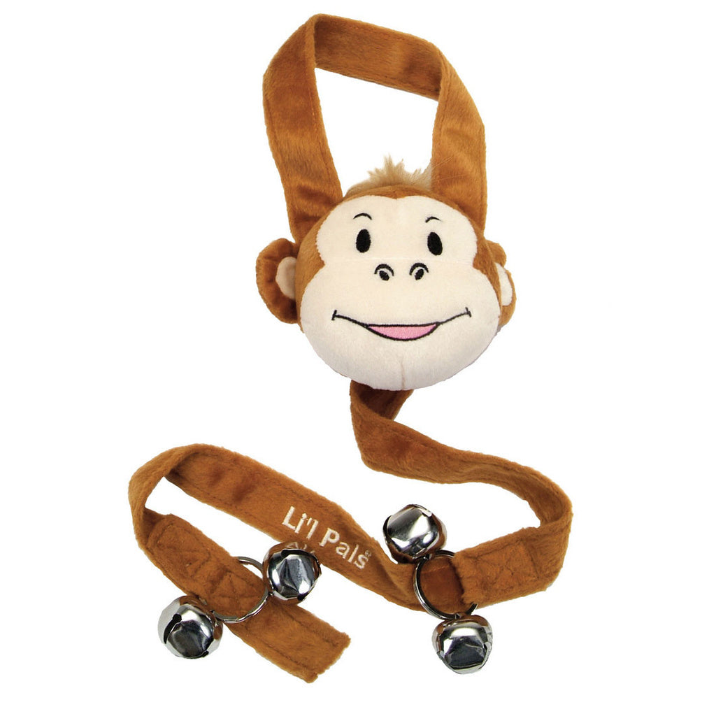 Coastal Li'l Pals Monkey Face Dog Potty Training Bells - 27 Inch Door Hanger
