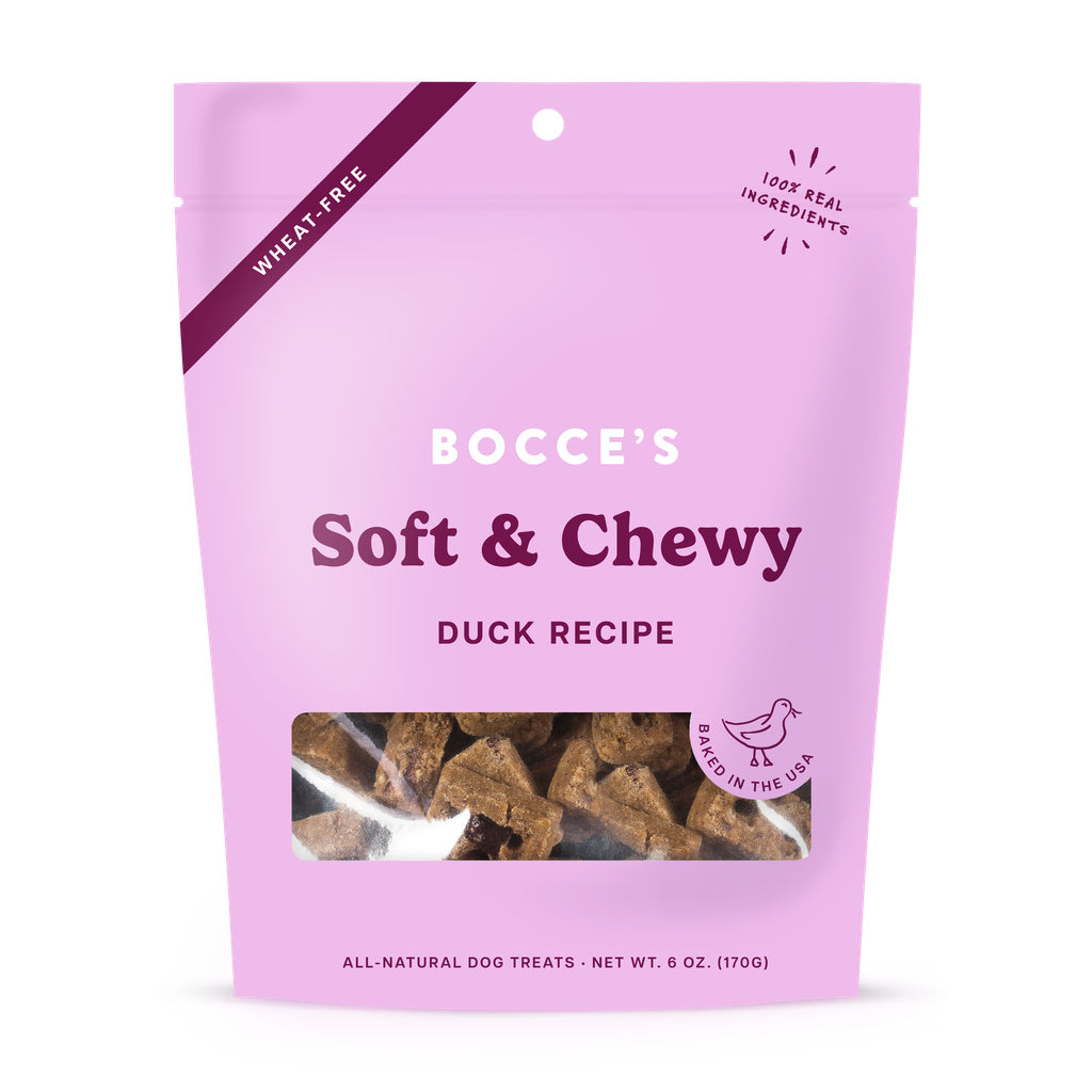 Bocce's Bakery Soft & Chewy Duck Dog Treats - 6 oz Bag