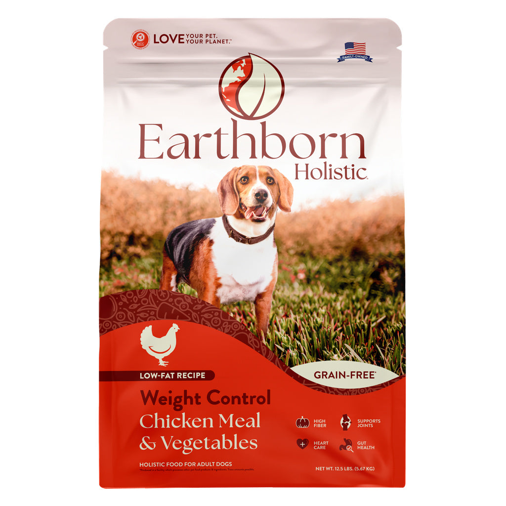Earthborn Holistic Weight Control Chicken & Vegetables Grain-Free Dry Dog Food, 12.5 lb Bag
