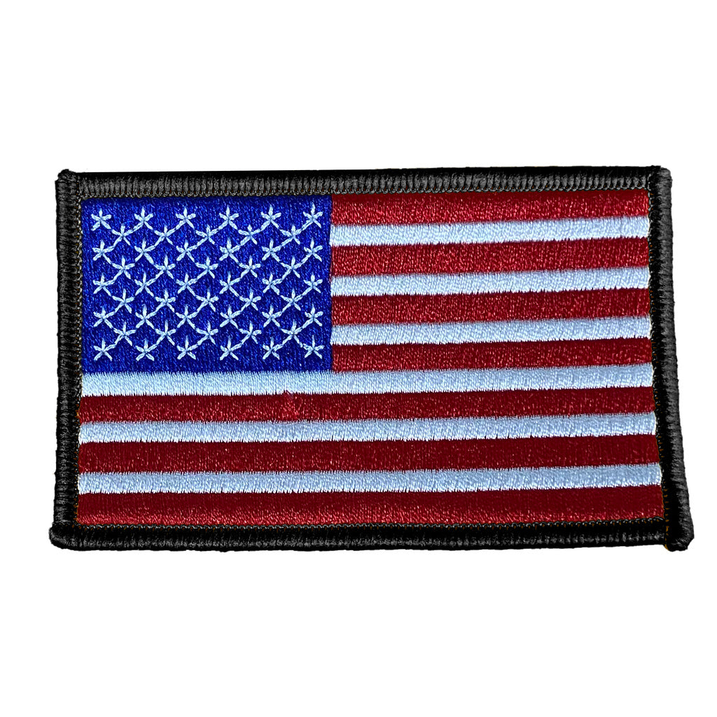 Boss Dog Tactical Harness Patch - Full Color USA Flag - Small