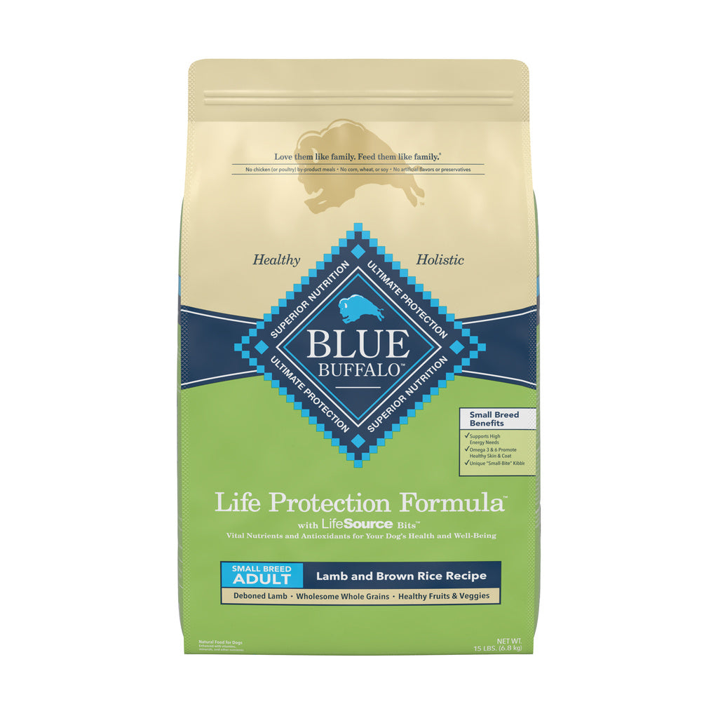 Blue Buffalo Life Protection Formula Adult Small Breed Lamb & Brown Rice - 15lb Bag