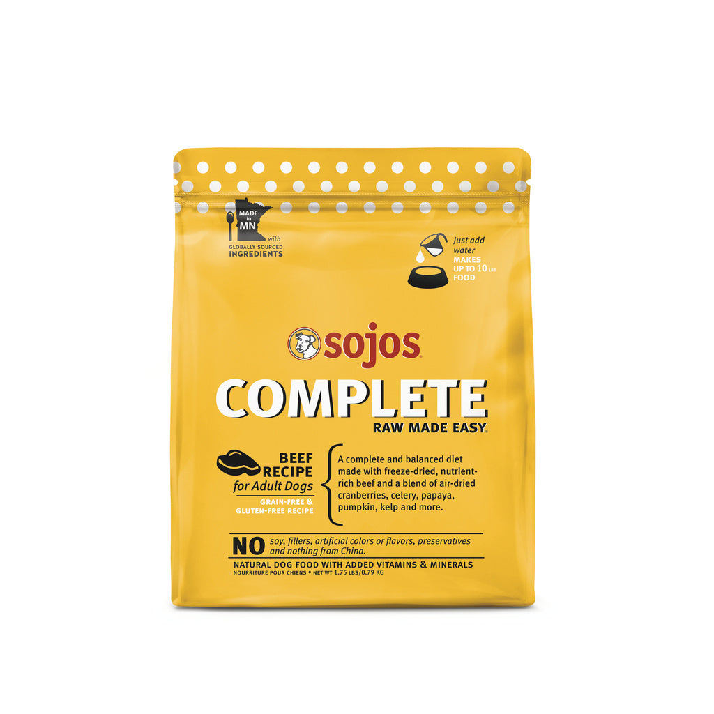 Sojo's Grain Free Beef Complete Mix Dog Food 1.75lb