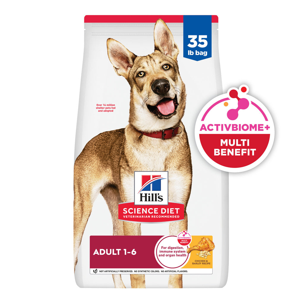 Hill's Science Diet Adult Chicken & Barley Recipe Dry Dog Food, 35 lb Bag