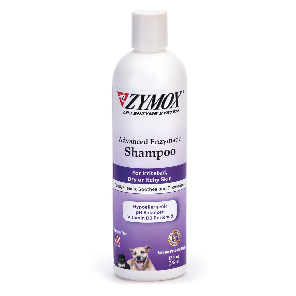 ZYMOX Advanced Enzymatic Shampoo - Soothes Itchy Skin, 12 oz