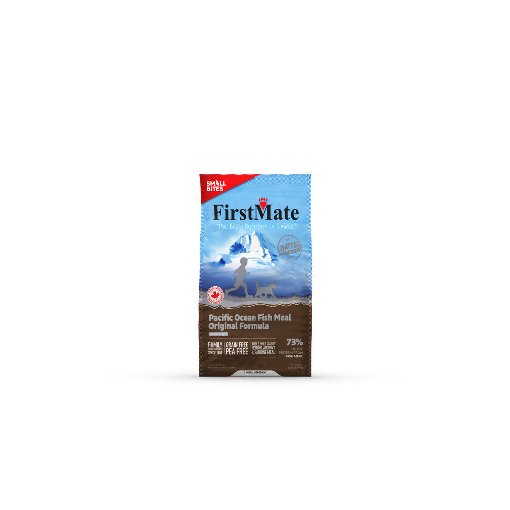 FirstMate Dog Dry GF LID Pacific Ocean Fish Small Bites 12 lb
