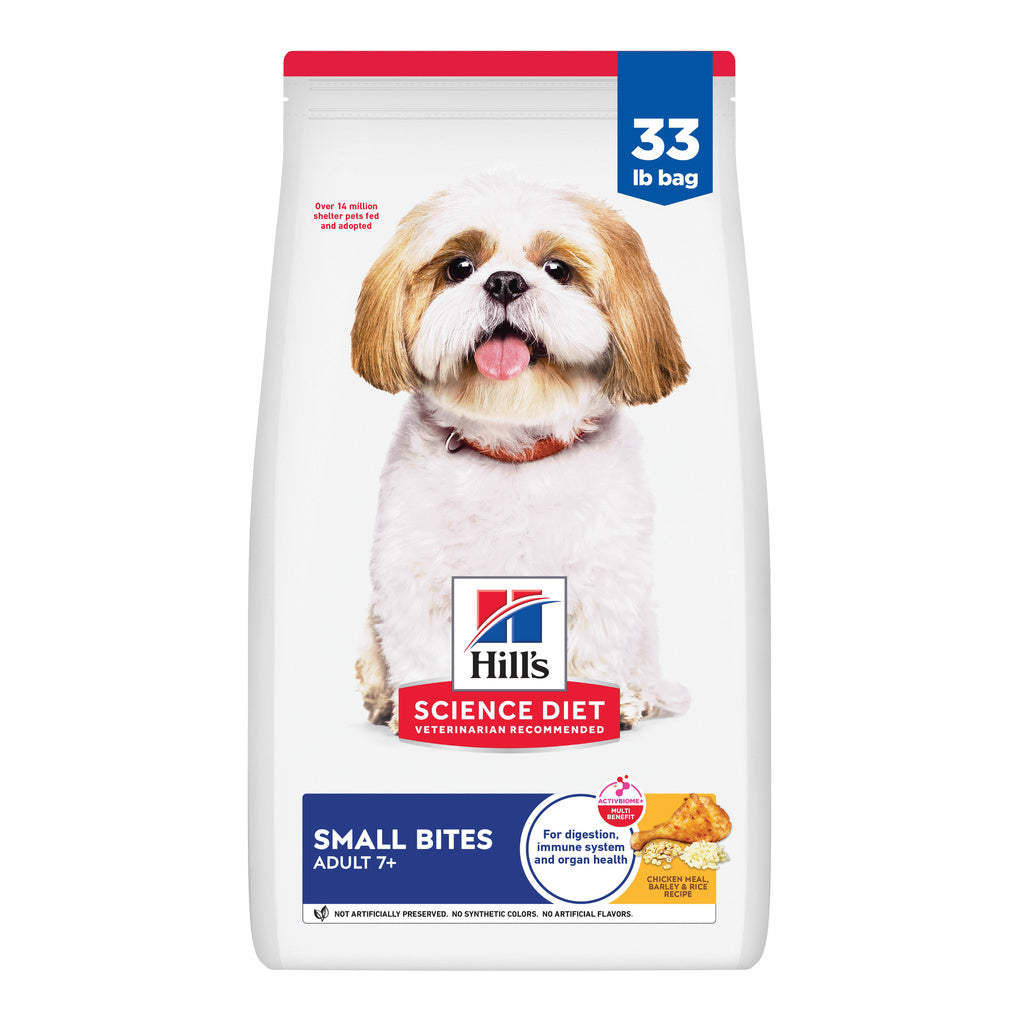 Hill's Science Diet Senior 7+ Small Bites Chicken, Barley & Rice Dry Dog Food