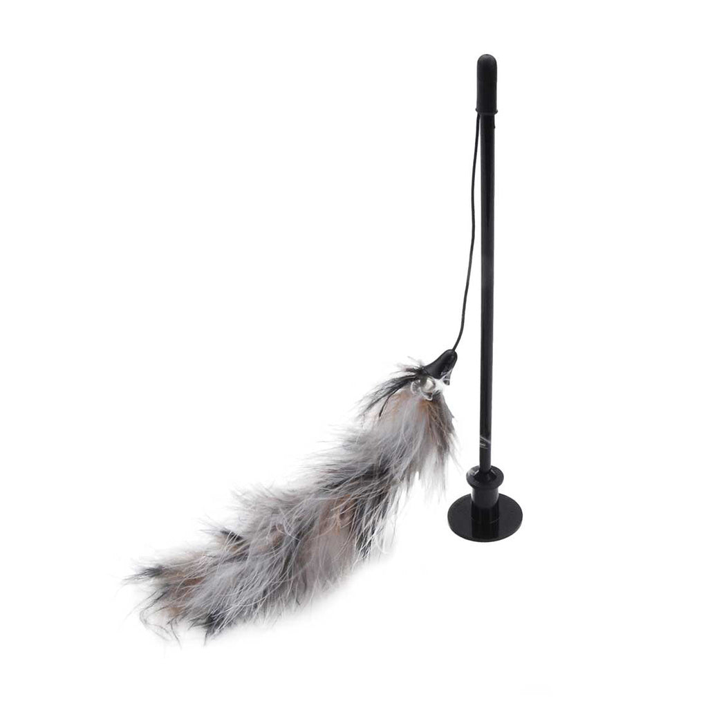 Bergan Turbo Cat Teaser Toy - Interactive Feather Wand for Turbo Scratcher