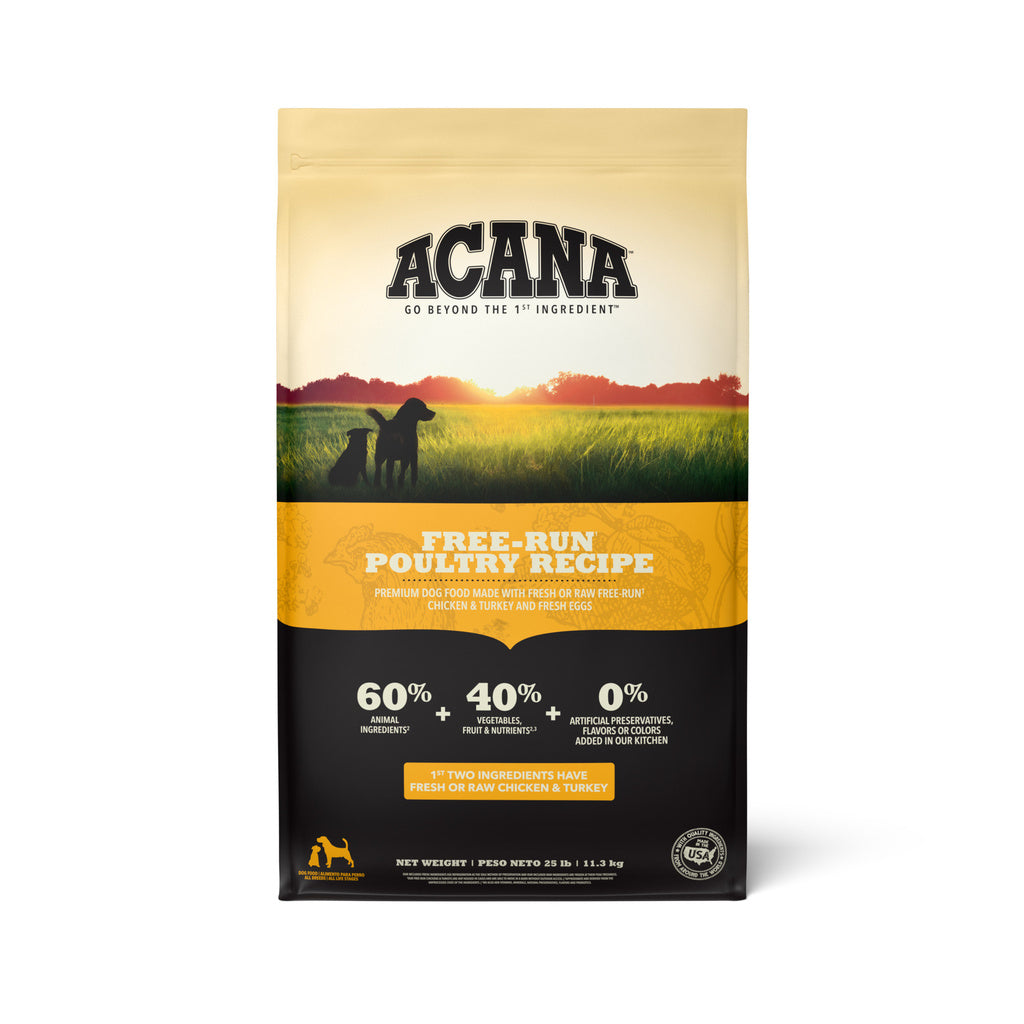 Acana Free-Run Poultry Grain-Free Dry Dog Food - 25 lb Bag