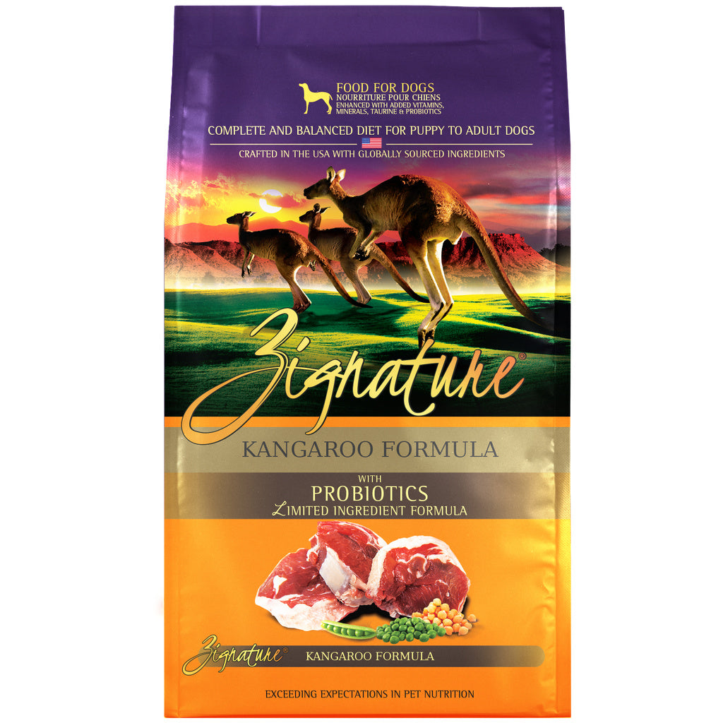 Zignature Kangaroo Limited Ingredient Dry Dog Food, 4 lb