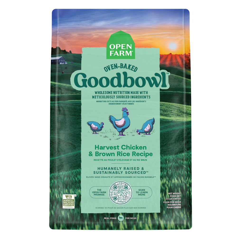 Open Farm Goodbowl Chicken & Brown Rice Dry Dog Food, 3.5 lb Bag
