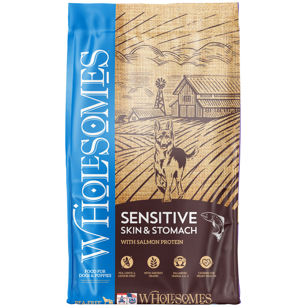 Wholesomes Sensitive Skin & Stomach Salmon Dog Food 30 lb