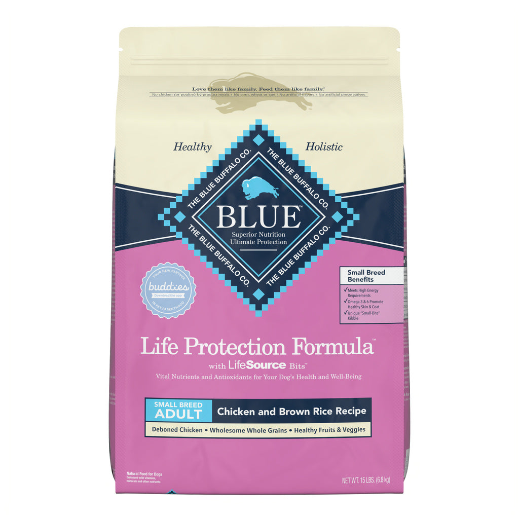 Blue Buffalo Life Protection Formula Small Breed Adult - Chicken & Brown Rice - 15lb Dry Dog Food