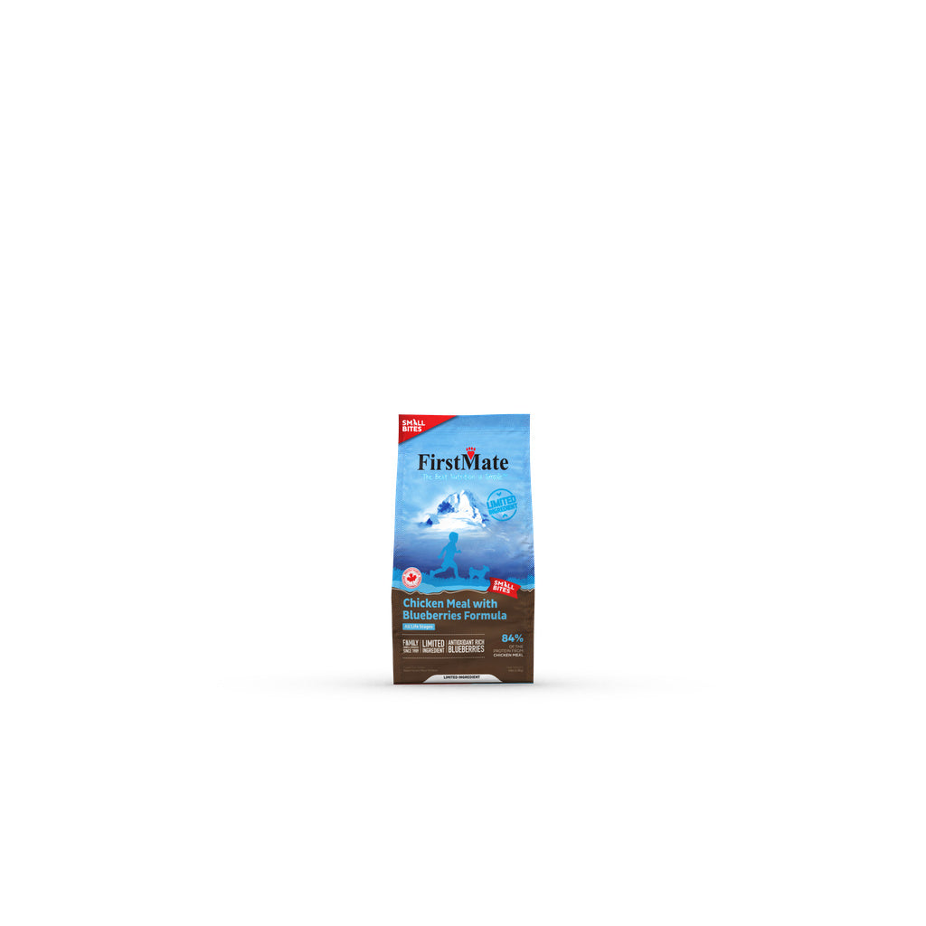 FirstMate Limited Ingredient Chicken & Blueberries Small Bites Grain-Free Dry Dog Food