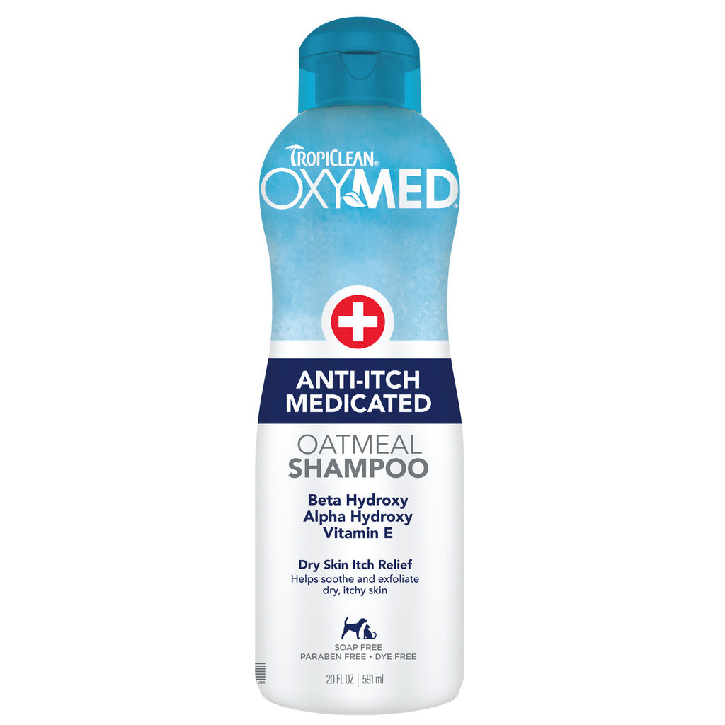 OxyMed by TropiClean Medicated Oatmeal Dog Shampoo 20oz