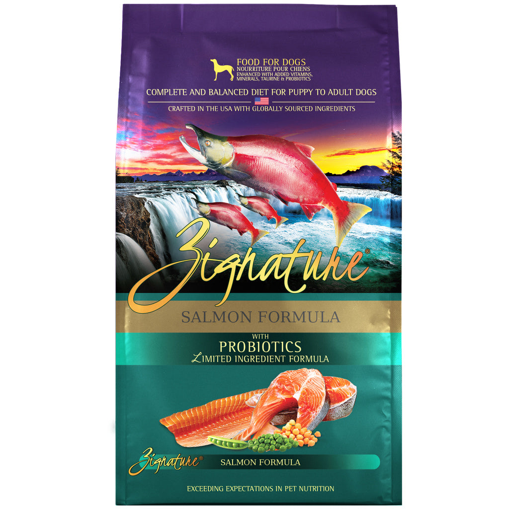 Zignature Salmon Formula Dry Dog Food 4 lb Grain-Free Limited Ingredient Diet