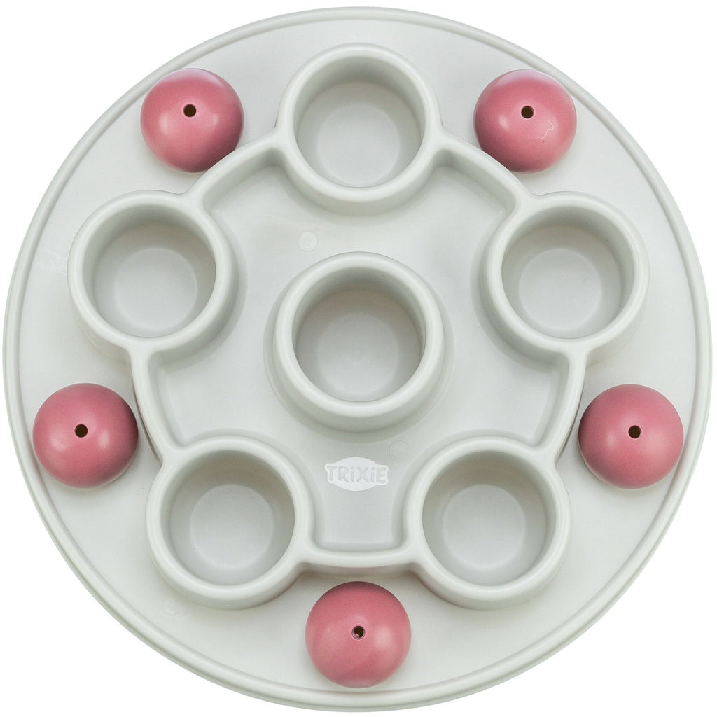Trixie Cat Activity Pentagon Strategy Game Toy - Interactive Treat Puzzle, 11-inch