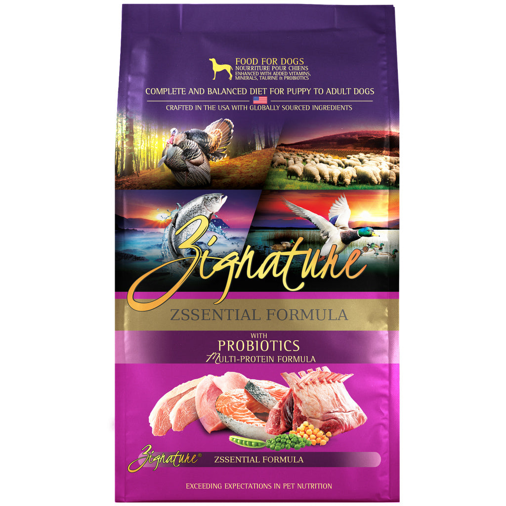 Zignature Zssentials Formula Dog Food - Grain-Free, Multi-Protein, Dry, 4 lb Bag