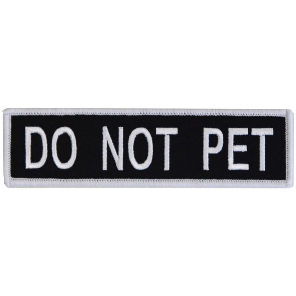 Boss Dog Tactical Harness Patch - Do Not Pet - Small
