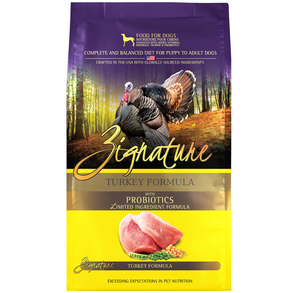 Zignature Turkey Limited Ingredient Formula Grain-Free Dry Dog Food, 4 lb